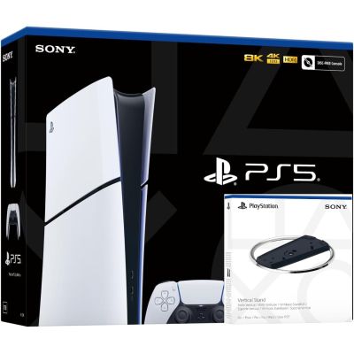 Ігрова консоль Sony PlayStation 5 Slim Digital Edition + Вертикальна підставка Ігрова консоль Sony PlayStation 5 Slim Digital Edition + Вертикальна підставка