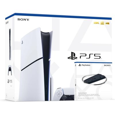 Ігрова консоль Sony PlayStation 5 Slim 1Tb + Вертикальна підставка Ігрова консоль Sony PlayStation 5 Slim 1Tb + Вертикальна підставка