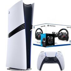 Ігрова консоль Sony PlayStation 5 Pro 2Tb + Кермо та педалі Logitech G29 Driving Force Racing Wheel + Важіль перемикання передач Logitech G Driving Force Shifter Ігрова консоль Sony PlayStation 5 Pro 2Tb + Кермо та педалі Logitech G29 Driving Force Racing Wheel + Важіль перемикання передач Logitech G Driving Force Shifter