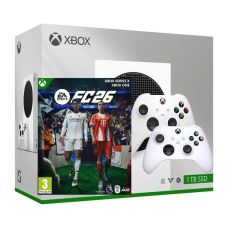 Ігрова консоль Microsoft Xbox Series S 1Tb White + EA SPORTS FC 26 (російські субтитри) + дод. Геймпад Microsoft Xbox Series X, S (Robot White)
