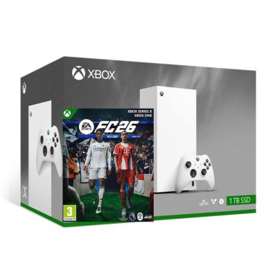 Ігрова консоль Microsoft Xbox Series X All-Digital 1Tb Robot White + EA SPORTS FC 26 (російські субтитри)