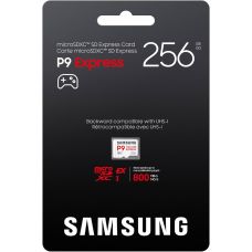 Карта памяти Samsung P9 Express Micro SD Express 256Gb, Up to 800 MB/s (MB MK256T/AM) для Nintendo Switch 2