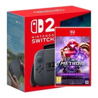 Ігрова консоль Nintendo Switch 2 Black + Гра Metroid Prime 4: Beyond (англійська версія)