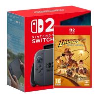 Игровая консоль Nintendo Switch 2 Black + Игра Indiana Jones and the Great Circle (русские субтитры)