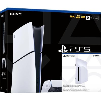 Ігрова консоль Sony PlayStation 5 Slim Digital Edition + Дисковод (Blue-ray привід) Ігрова консоль Sony PlayStation 5 Slim Digital Edition + Дисковод (Blue-ray привід)