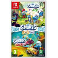 Гра The Smurfs Mission Vileaf + Smurfs Kart (2 in 1 Game Collection) (російські субтитри) (Nintendo Switch) Гра The Smurfs Mission Vileaf + Smurfs Kart (2 in 1 Game Collection) (російські субтитри) (Nintendo Switch)