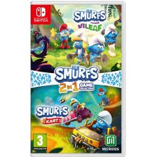 Гра The Smurfs Mission Vileaf + Smurfs Kart (2 in 1 Game Collection) (російські субтитри) (Nintendo Switch)