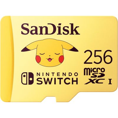 Карта пам'яті SanDisk Micro SD 256Gb for Nintendo Switch (Pokemon)