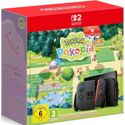 Игровая консоль Nintendo Switch 2 Black + Игра Pokemon Pokopia (английская версия) Bundle