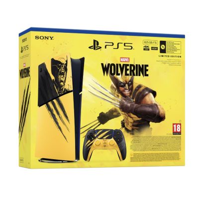 Ігрова консоль Sony PlayStation 5 Slim Digital Edition (Marvel's Wolverine Battle Yellow Limited Edition)