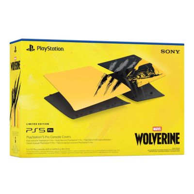 Панели корпуса консоли Sony PlayStation 5 Pro (Marvel's Wolverine Battle Yellow Limited Edition)