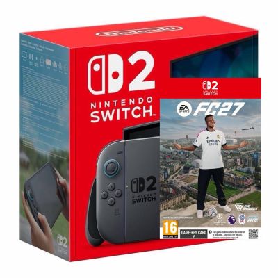 Игровая консоль Nintendo Switch 2 Black + Игра EA SPORTS FC 27 (русские субтитры) Игровая консоль Nintendo Switch 2 Black + Игра EA SPORTS FC 27 (русские субтитры)