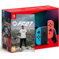Ігрова консоль Nintendo Switch Neon Blue-Red (Upgraded version) + Гра EA SPORTS FC 27 (російські субтитри) Ігрова консоль Nintendo Switch Neon Blue-Red (Upgraded version) + Гра EA SPORTS FC 27 (російські субтитри)