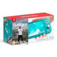 Ігрова консоль Nintendo Switch Lite Turquoise + Гра EA SPORTS FC 27 (російські субтитри) Ігрова консоль Nintendo Switch Lite Turquoise + Гра EA SPORTS FC 27 (російські субтитри)