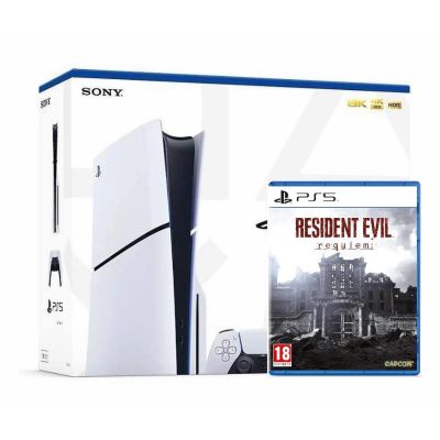 Ігрова консоль Sony PlayStation 5 Slim 1Tb + Resident Evil Requiem (російська версія) Ігрова консоль Sony PlayStation 5 Slim 1Tb + Resident Evil Requiem (російська версія)