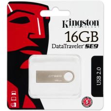 Флешка 16Gb Kingston DataTraveler SE9 USB2.0 Silver (DTSE9H/16GB)