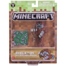 Игровая фигурка Minecraft Skeleton in Leather Armor серия 3 (16487M)