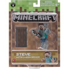 Игровая фигурка Minecraft Steve in Chain Armor серия 4 (16493M)
