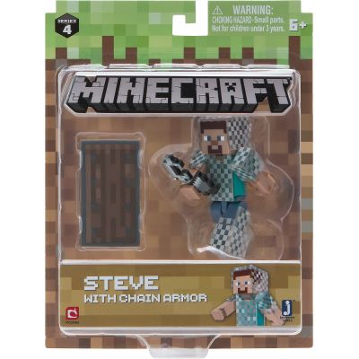Ігрова фігурка Minecraft Steve in Chain Armor серія 4 (16493M)