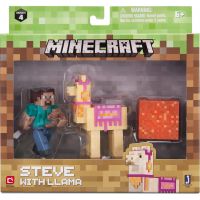 Игровая коллекционная фигурка Minecraft Steve with Llama серия 4, набор 2 шт. (16602M)