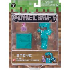 Игровая фигурка Minecraft Steve with Invisibility Potion серия 4 (19976M)
