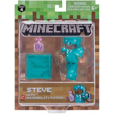 Ігрова фігурка Minecraft Steve with Invisibility Potion серія 4 (19976M)