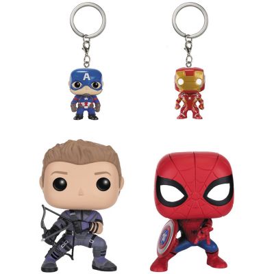 POP! 4-Pack: Marvel: Captain America CW (2 POP & 2 PPK)