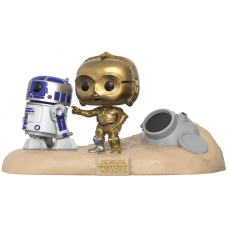 POP! Bobble 2-Pack: Star Wars: Movie Moments: R2-D2 & C-3PO Desert (Exc)