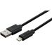 Кабель 2E USB 2.0 to Lightning Cable Single Molding Type, Black,1m (2E-CCLPVC-1MBL) фото  - 0