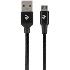 Кабель 2E USB 2.0 to Micro USB Cable Alumium Shell Cable, 1m (2E-CCMAL-1M)