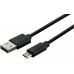 Кабель 2E USB 2.0 to Micro USB cable Single Molding Type, Black, 1.5m (2E-CCMPVC-1.5MBL) фото  - 0