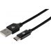 Кабель 2E USB 2.0 to Type-C Alumium Shell Cable, Black, 1m (2E-CCTAL-1M) фото  - 0