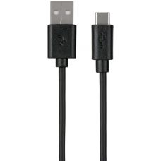 Кабель 2E USB 2.0 Type-C Cable Single Molding Type,Black, 1.5m (2E-CCTPVC-1.5MBL)