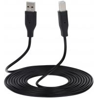 Кабель 2E USB 2.0 (AM/BM) DSTP, 3M, Black (2E-W-3169m3)