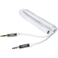 Кабель 2E аудио (jack 3.5мм-M/jack 3.5мм-M),Coiled 1.8м, White (2E-W3539wt)