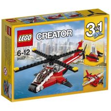Червоний вертоліт Lego (31057)