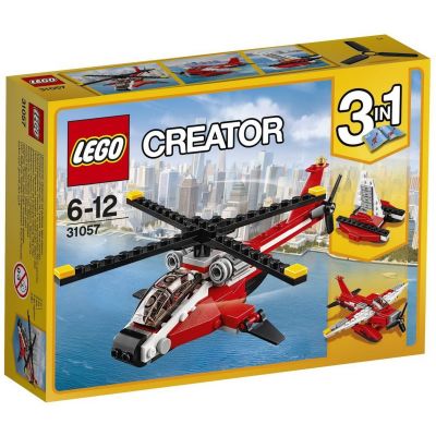 Красный вертолёт Lego (31057)