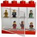 Дисплей для мініфігурок LEGO 8 шт червоний Lego (40650001) фото  - 0