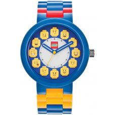 Годинник наручний Лего Весела Компанія зі змінними елементами оформлення Сині Lego (9008023)