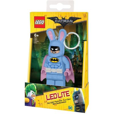 Брелок-фонарик Лего Фильм Бэтмен в костюме зайца Lego (LGL-KE103B)