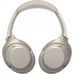 Наушники с микрофоном Sony Noise Cancelling Headphones Silver (WH-1000XM3S) фото  - 0