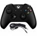 Microsoft Xbox One S Wireless Controller with Bluetooth (Black) + USB Кабель для Windows  фото  - 1