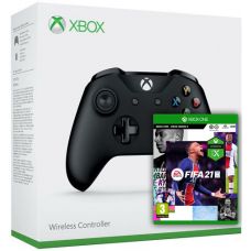 FIFA 21 (російська версія) + Microsoft Xbox One S Wireless Controller with Bluetooth (Black)