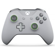 Microsoft Xbox One S Wireless Controller with Bluetooth (Grey/Green)