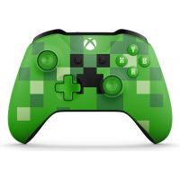 Microsoft Xbox One S Wireless Controller with Bluetooth (Minecraft Creeper)
