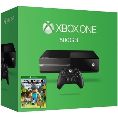 Microsoft Xbox One 500Gb + Minecraft (русская версия)