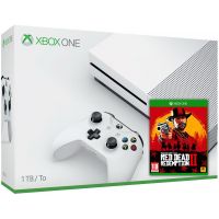 Microsoft Xbox One S 1Tb White + Red Dead Redemption 2 (русская версия)