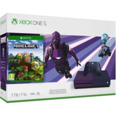 Microsoft Xbox One S 1Tb Purple Special Edition + Minecraft (ваучер на скачивани...