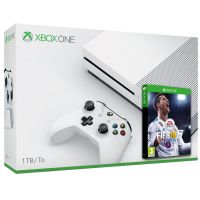 Microsoft Xbox One S 1Tb White + FIFA 18 (русская версия)