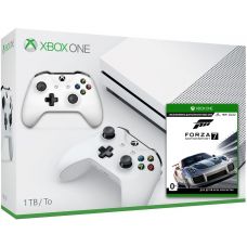 Microsoft Xbox One S 1Tb White + Forza Motorsport 7 (ваучер на скачування) (російська версія) + дод. Wireless Controller with Bluetooth (White)